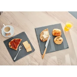 Gifi Assiette ardoise carrée| Vaisselle Et Accessoires De Table
