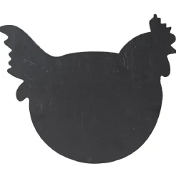 Gifi Assiette ardoise poule grand modèle| Vaisselle Et Accessoires De Table