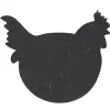 Gifi Assiette ardoise poule petit modèle| Vaisselle Et Accessoires De Table