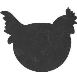 Gifi Assiette ardoise poule petit modèle| Vaisselle Et Accessoires De Table