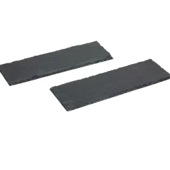 Gifi Assiette ardoise rectangulaire café gourmand x2| Vaisselle Et Accessoires De Table