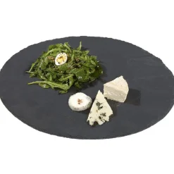 Gifi Assiette ardoise ronde| Vaisselle Et Accessoires De Table