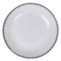Vaisselle Et Accessoires De Table<Gifi Assiette creuse bordure berbère noire