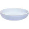 Gifi Assiette creuse en faïence bleu turquoise avec liseré crème| Vaisselle Et Accessoires De Table
