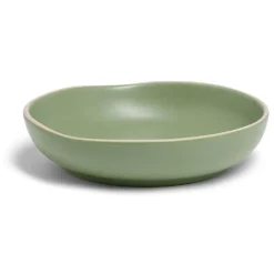 Vaisselle Et Accessoires De Table<Gifi Assiette creuse en faïence vert Ø20xH4cm