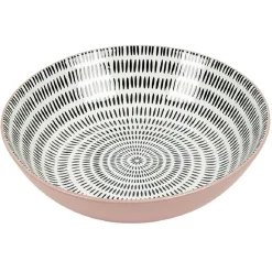 Vaisselle Et Accessoires De Table<Gifi Assiette creuse en porcelaine motif intérieur et extérieur coloré