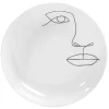 Gifi Assiette creuse en porcelaine blanche| Vaisselle Et Accessoires De Table