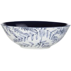 Vaisselle Et Accessoires De Table<Gifi Assiette creuse motif feuillage bleu et blanc