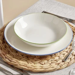 Gifi Assiette creuse porcelaine blanc Ø20cm| Vaisselle Et Accessoires De Table