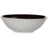 Gifi Assiette creuse rayure noire et blanche| Vaisselle Et Accessoires De Table
