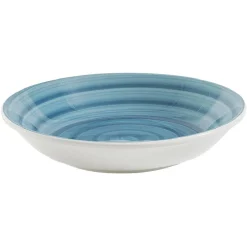 Gifi Assiette creuse ronde déco spirale Ø21 cm| Vaisselle Et Accessoires De Table