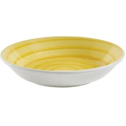 Gifi Assiette creuse ronde déco spirale Ø21 cm| Vaisselle Et Accessoires De Table