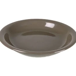 Gifi Assiette creuse ronde taupe| Vaisselle Et Accessoires De Table