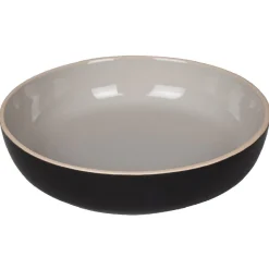 Gifi Assiette creuse Zenco bicolore gris et taupe| Vaisselle Et Accessoires De Table