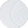 Gifi Assiette de présentation design cercles et ronds| Vaisselle Et Accessoires De Table