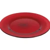 Gifi Assiette de présentation rouge| Vaisselle Et Accessoires De Table
