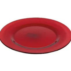 Gifi Assiette de présentation rouge| Vaisselle Et Accessoires De Table