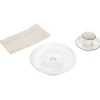 Vaisselle Et Accessoires De Table<Gifi Assiette de présentation sur pied verre transparent Ø19,7xH8cm