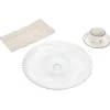 Gifi Assiette de présentation sur pied verre transparent Ø25,7xH9cm| Vaisselle Et Accessoires De Table