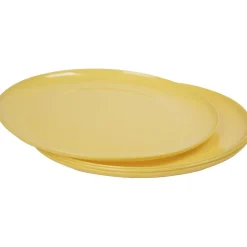 Gifi Assiette en plastique couleur unie x 4| Vaisselle Et Accessoires De Table