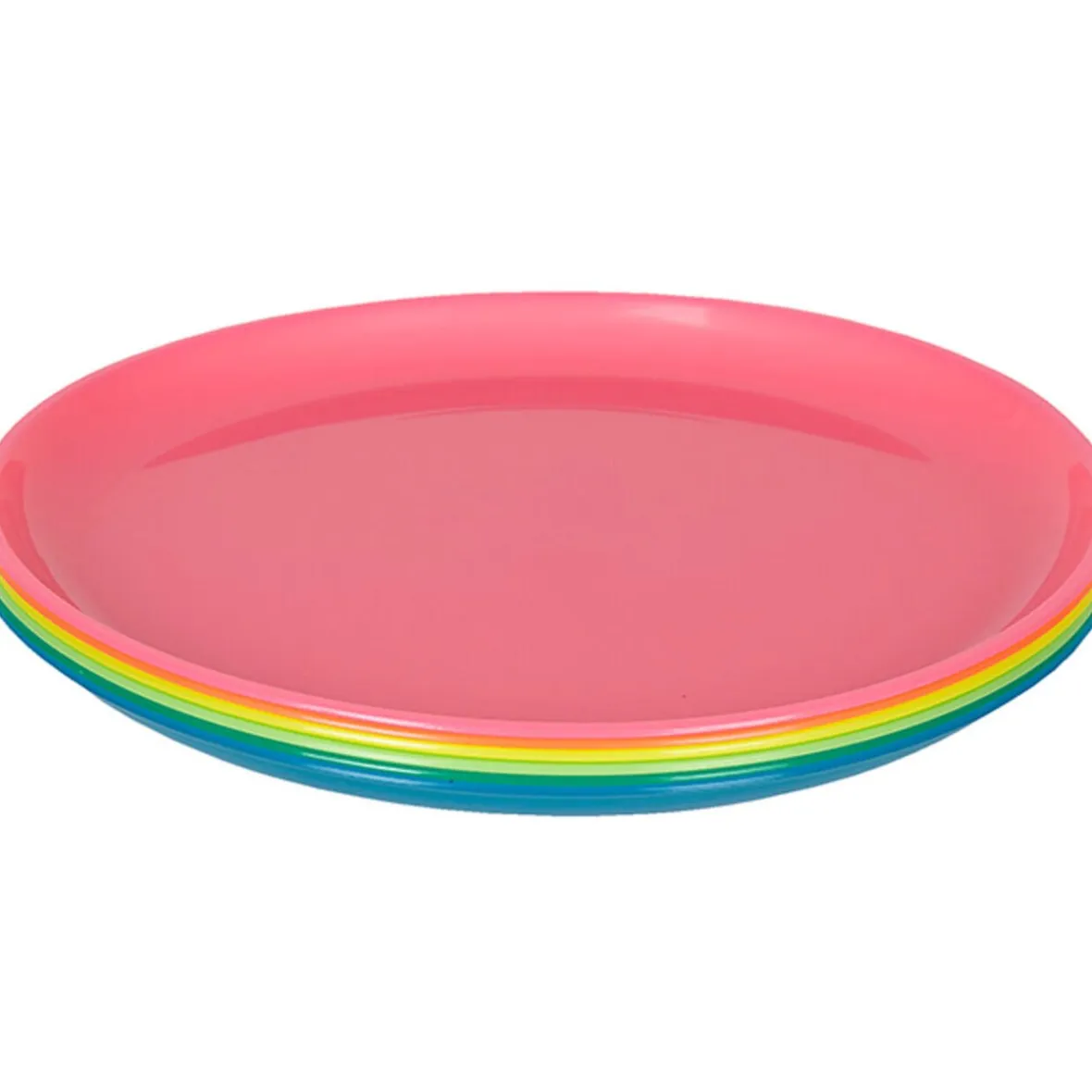 Gifi Assiette multicolore x6| Vaisselle Et Accessoires De Table