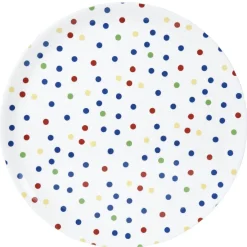 Vaisselle Et Accessoires De Table<Gifi Assiette plastique blanche à pois multicolores