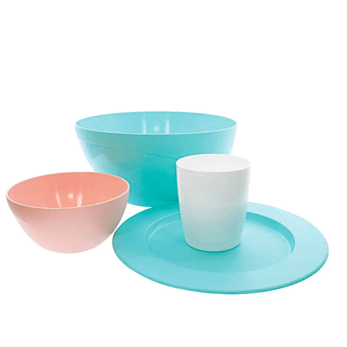 Gifi Assiette plastique coloré Ø 24 cm| Vaisselle Et Accessoires De Table