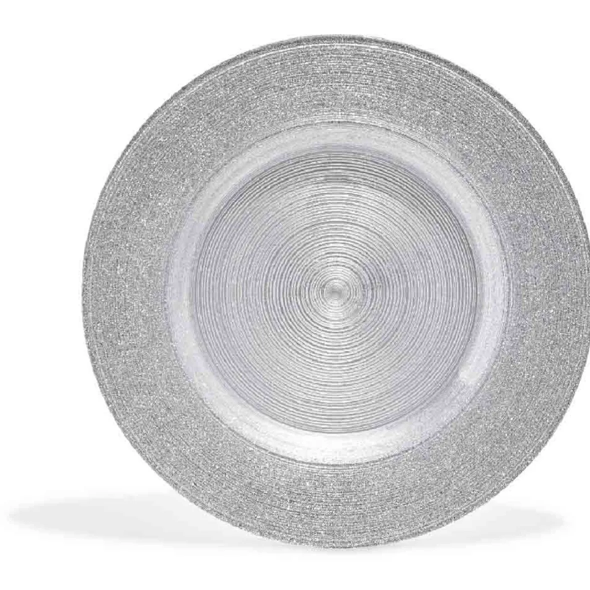 Gifi Assiette plate argenté| Vaisselle Et Accessoires De Table