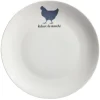 Gifi Assiette plate beige motif poule| Vaisselle Et Accessoires De Table