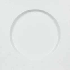 Gifi Assiette plate blanche carrée| Vaisselle Et Accessoires De Table