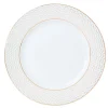 Gifi Assiette plate blanche motifs dorés| Vaisselle Et Accessoires De Table