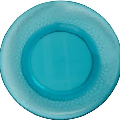 Gifi Assiette plate bleue martelé x4| Vaisselle Et Accessoires De Table