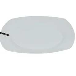 Gifi Assiette plate carrée blanche Les essentiels| Vaisselle Et Accessoires De Table