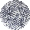 Gifi Assiette plate en porcelaine décor feuillage| Vaisselle Et Accessoires De Table