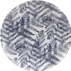 Gifi Assiette plate en porcelaine décor feuillage| Vaisselle Et Accessoires De Table