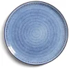 Gifi Assiette plate grès bleu Ø27,5cm| Vaisselle Et Accessoires De Table