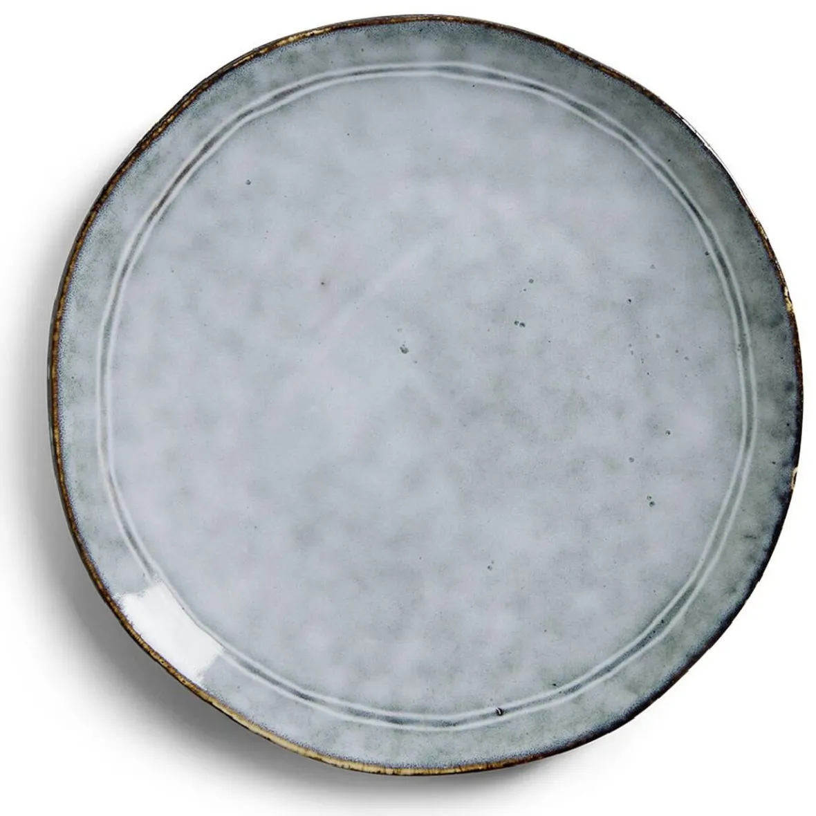 Gifi Assiette plate grès cuivré Ø26cm| Vaisselle Et Accessoires De Table