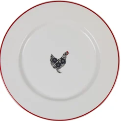 Gifi Assiette plate motif poule| Vaisselle Et Accessoires De Table