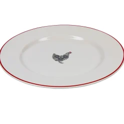 Gifi Assiette plate motif poule| Vaisselle Et Accessoires De Table