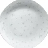 Gifi Assiette plate motifs étoiles blanche| Vaisselle Et Accessoires De Table