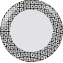 Vaisselle Et Accessoires De Table<Gifi Assiette plate noire et blanche