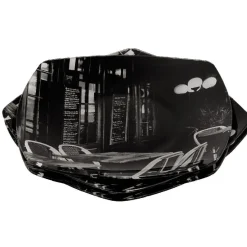 Gifi Assiette plate noire terrasse de brasserie x4| Vaisselle Et Accessoires De Table