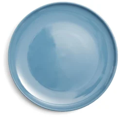 Vaisselle Et Accessoires De Table<Gifi Assiette plate Oslo en grès bleu Ø27cm