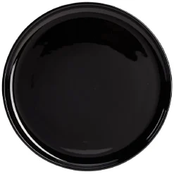 Gifi Assiette plate Oslo noir Ø27cm| Vaisselle Et Accessoires De Table