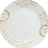 Gifi Assiette plate porcelaine Noël| Vaisselle Et Accessoires De Table