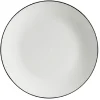 Gifi Assiette plate porcelaine blanc Ø26,5cm| Vaisselle Et Accessoires De Table