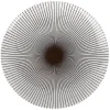 Gifi Assiette plate rayure noire et blanche| Vaisselle Et Accessoires De Table