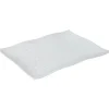Gifi Assiette plate rectangulaire bord ondulé martelé porcelaine blanc| Vaisselle Et Accessoires De Table
