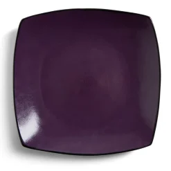 Gifi Assiette plate rectangulaire grès 27,5x27,5cm| Vaisselle Et Accessoires De Table
