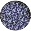 Gifi ASSIETTE PLATE RONDE BLEU ET BLANC| Vaisselle Et Accessoires De Table